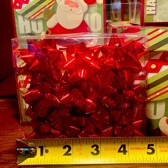 🎅LINDY BOWMAN🎅5-CHRISTMAS DESIGNER SANTA GIFT BOXES & 9-CT BOWS🎁 - Picture 10 of 11